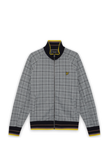 Lyle & Scott - Hawick Check Track Jacket - Bomberio striukė - Pilka