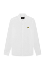 Lyle & Scott - Long Sleeve Poplin Shirt - Laisvalaikio marškiniai - Balta