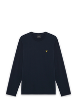 Lyle & Scott - Boxy Fit Long Sleeve T-Shirt - Marškinėliai ilgomis rankovėmis - Tamsiai mėlyna