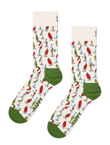 Happy Socks - Fishing Gear Sock - Įprastos kojinės - Balta