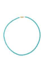 Jane Koenig - Bead Necklace Turquoise - Dailūs karoliai - Mėlyna