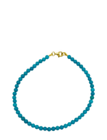 Jane Koenig - Bead Anklet Turquoise - Grandinėlė ant kojos - Mėlyna