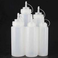 Oem PE/PP buteliukas 240ml - su dangteliu - skysčiams dozuoti