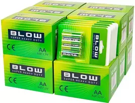 Blow 82-673# Baterijų pūtimo itin sunkios AA r06p kartoninės blisterinės pakuotės, 480 vnt.