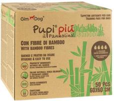 Gimborn Absorbējošie paladziņi - Gim Dog TRAINING PADS PUPI PIU BAMBOO 60x60cm 50gab