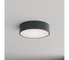 Brilagi - vonios kambario lubinis šviestuvas su judesio jutikliu CLARE 2xE27/24W/230V Ø 30 cm antracitas IP54