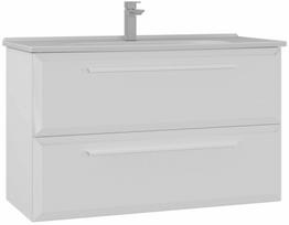 Vonios spintelė su praustuvu Kalune Design Nuvola, balta sp., 50 cm x 100 cm x 62 cm