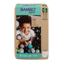 Sauskelnės Bambo Nature, 6 dydis, 15 kg, 18 vnt.
