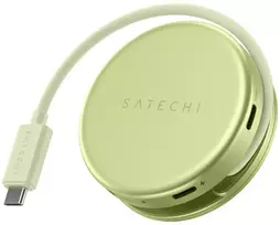 „Satechi OntheGo?“ 5 viename daugiaportinis adapteris, skirtas „MacBook Neo“ – citrusinis