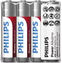 Baterija PHILIPS AAA 4vnt Power Alkaline