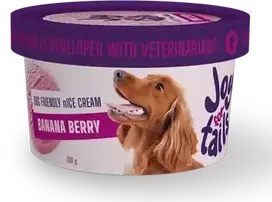 Joy for Tails ledai šunims „Banana Berry“ 100 g