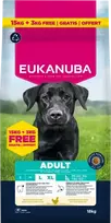 Sausas Maistas šunims – Eukanuba Adult Large vištiena, 15+3kg