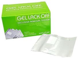 Folija gelinio lako nuėmimui Gel Lack Off, 100 vnt