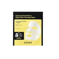 Cosrx Advanced Snail Mucin Glass Glow Hydrogel veido kaukė su kolagenu 34 g,1 vnt.