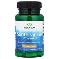 Suntheanine L-Theanine, 200mg - 60 kapsulių - Swanson