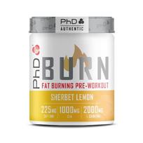 PhD® Burn milteliai prieš sportą 200g skonis - Rūgščių obuolių