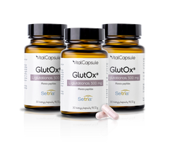 GlutOx® N30 maisto papildas L-glutationas 500 mg x 3 vnt. - 15 % nuolaida
