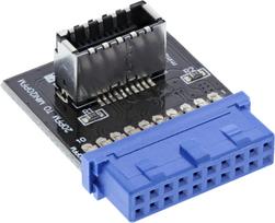 ASUS InLine USB 3.0 to USB 3.1 Key-A Front Panel Adapter, internal module (33446B)