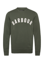 Barbour - Barbour Prep Logo Crew Neck Sweatshirt - Megztinis - Chaki spalva