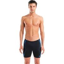Plaukimo bridžai M Graphic Swim Mid Jammer, juodi-turkio - 508