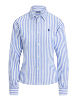 Polo Ralph Lauren - 17/1 Yd Linen-Lsl-Bfs - Marškinėliai ilgomis rankovėmis - Mėlyna