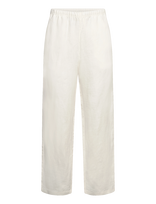 Weekday - Relaxed Linen Joggers - Lininės kelnės - Balta