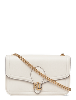 Lauren Ralph Lauren - Luxe Pebble Lthr-Bradley Wllt-Woc-L - Rankinė per petį - Kreminė spalva