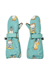 Småfolk - Mittens With Penguins - Pirštinės - Mėlyna