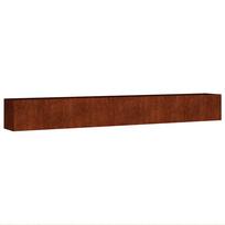 vidaXL Aukštas sodo lovelis, 360x40x40cm, Corten plienas