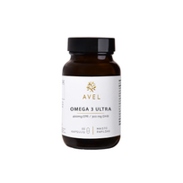 AVEL OMEGA 3 ULTRA400 MG EPR/ 300MG DHR, 80 kapsulių