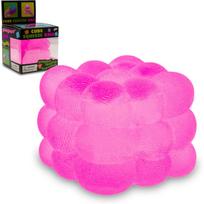 Antistresinis squishy kubas, minkštas sensorinis žaislas kubas - violetinis