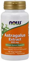 NOW Foods Astragalus Extract, 500mg - 90 kapsulių