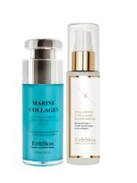 ERTH SKIN LONDON Serumas su hialurono rūgštimi ir kolagenu 60 ml, jūrinio kolageno, naktinis serumas 30 ml
