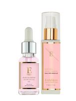 ERTH SKIN LONDON EGF ląstelių efekto serumas 60 ml, rožių žiedų švytėjimo suteikiantis veido aliejus, 30 ml