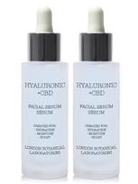 LONDON BOTANICAL LABORATORIES Hialurono rūgšties ir CBD drėkinantis serumas, 2x30 ml