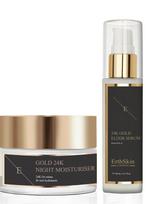 ERTH SKIN LONDON Serumas nuo raukšlių su 24k auksu, naktinis drėkinamasis kremas nuo raukšlių su 24k auksu