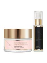 ERTH SKIN LONDON Serumas nuo raukšlių su 24k auksu 60 ml, EGF ląstelių efekto dieninis drėkinamasis kremas, 50 ml