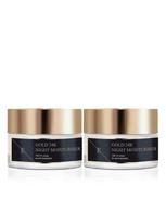 ERTH SKIN LONDON Naktinis drėkinamasis kremas nuo raukšlių su 24k auksu, 2x50 ml