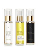 ERTH SKIN LONDON Bičių nuodų ir Manukos medaus serumas (60 ml), hialurono rūgšties ir kolageno serumas (60 ml), raukšlių mažinimo serumas 24 K auksu (60 ml)