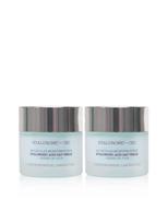 LONDON BOTANICAL LABORATORIES Hialurono rūgšties ir CBD molekulinis drėkinamasis dieninis kremas, 2x50 ml