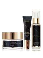 ERTH SKIN LONDON Raukšlių mažinimo serumas, naktinis drėkiklis ir paakių kremas su 24 K auksu