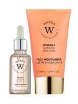 WARDA LUXURY SKINCARE Vitamino C drėkinamasis kremas (50 ml), aliejinis serumas su vitaminu C (30 ml)
