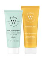 WARDA LUXURY SKINCARE Apsauginis kremas su SPF 30 (50 ml) ir veido drėkiklis su hialurono rūgštimi (30 ml)