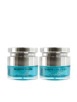 ERTH SKIN LONDON MARINE GLOW vitamino C kremas ir MARINE COLLAGEN naktinis atkuriamasis kremas, 2x50 ml