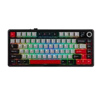 Klaviatūra Aula F75 MAX (Juoda/Raudona) - LEOBOG Reaper Switches