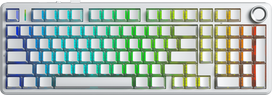 Klaviatūra Aula F99 PRO (Balta) - Silent Cotton Candy Switches