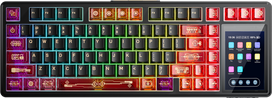 Klaviatūra Aula L99 (Juoda/Raudona) - Caramel Latte Switches