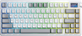 Klaviatūra Aula NOVA75 (Balta/Pilka) - Star Vector Switches