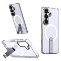 Hybrid Armor X dėklas Samsung Galaxy A57 su stovu, suderinamas su MagSafe - skaidrus