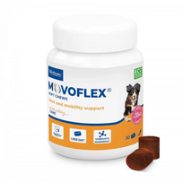 VIRBAC MOVOFLEX L, papildas kaulams ir sąnariams didžiųjų veislių šunims (>35kg), 6g N30 kramtukų